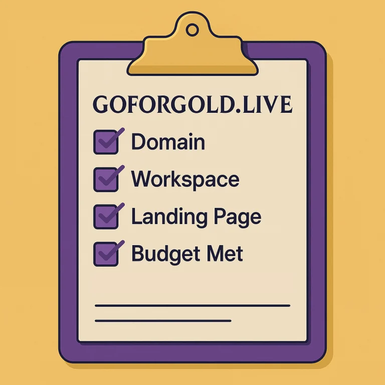 🤖 Go For Gold Part 2: How We Cut a Full Website Down to a $15/Month Landing Page