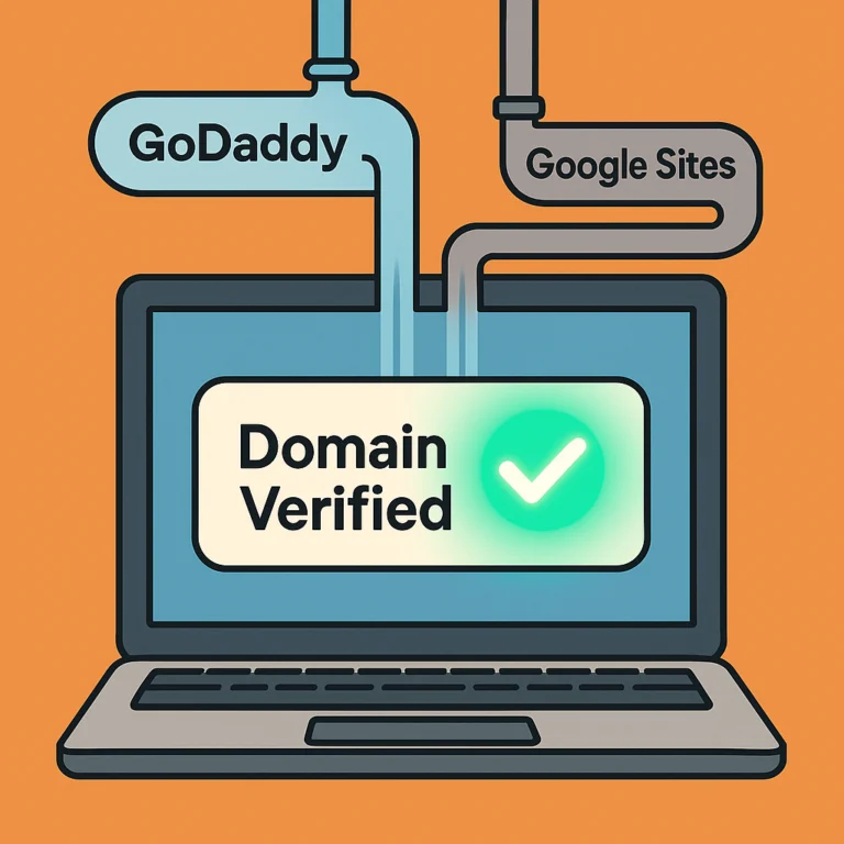 🌐 Domain Diaries Part 3: Wrestling with Google Sites (and Winning… Eventually)